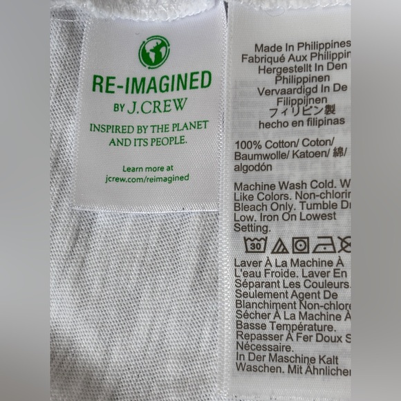 J.Crew -Collector Tee Dog Print White T-Shirt XL - Picture 8 of 8